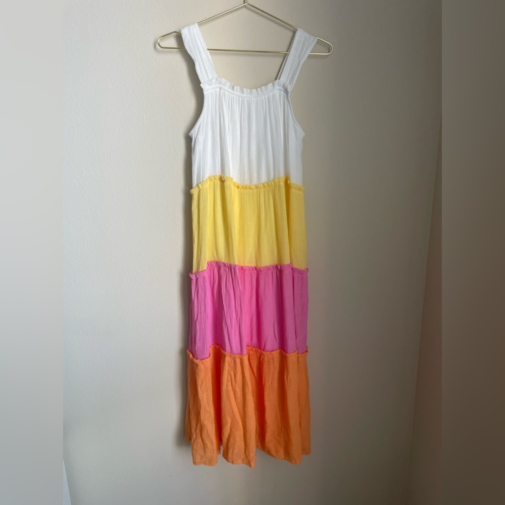 Blu Pepper Colorblock Midi Dress